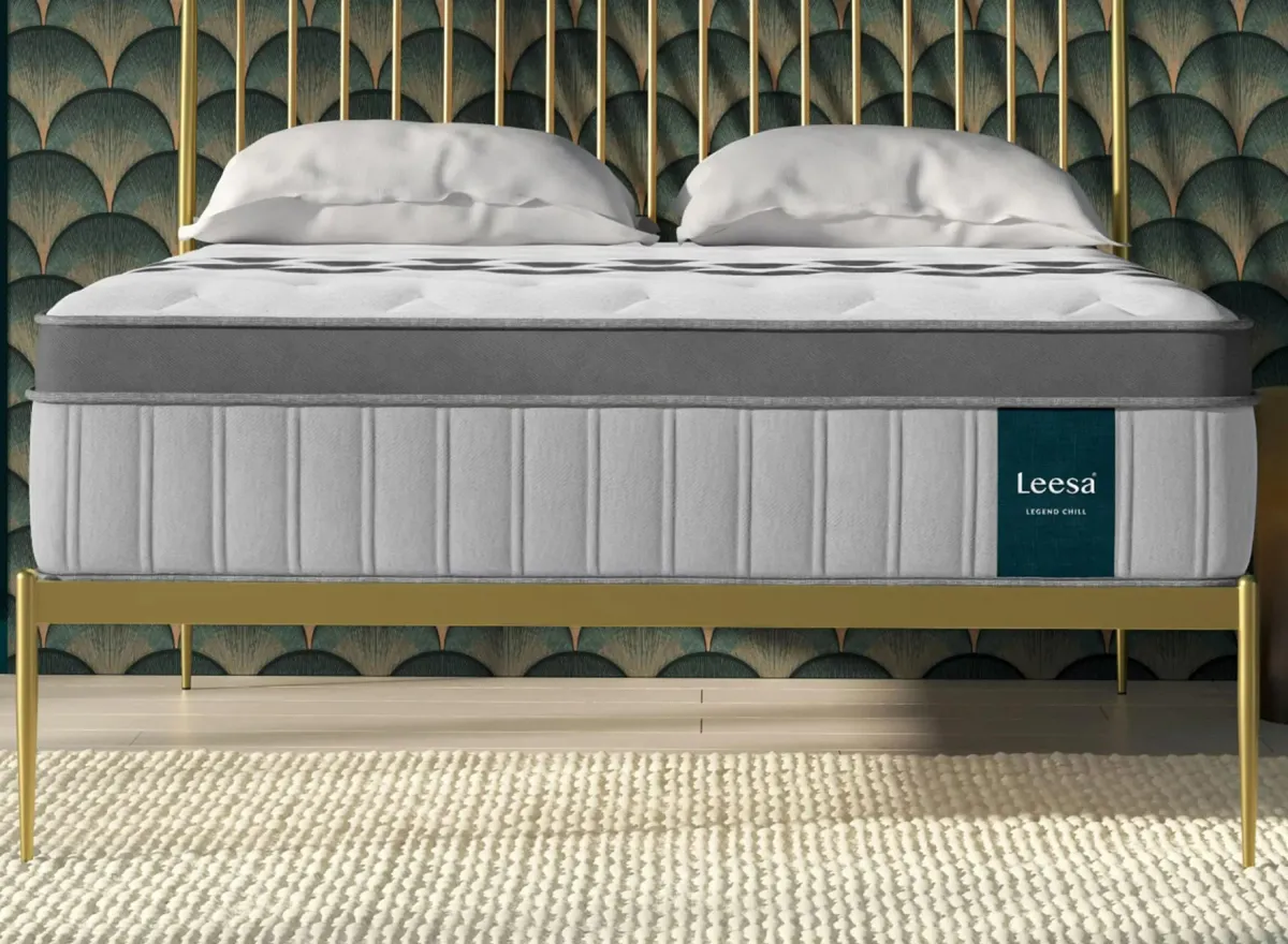 Leesa Legend Chill Medium Hybrid Mattress in Gray by Helix Sleep