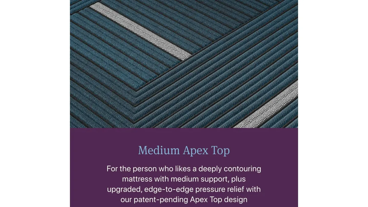 Beautyrest World Class Level Four Medium Hybrid Apex Top Mattress