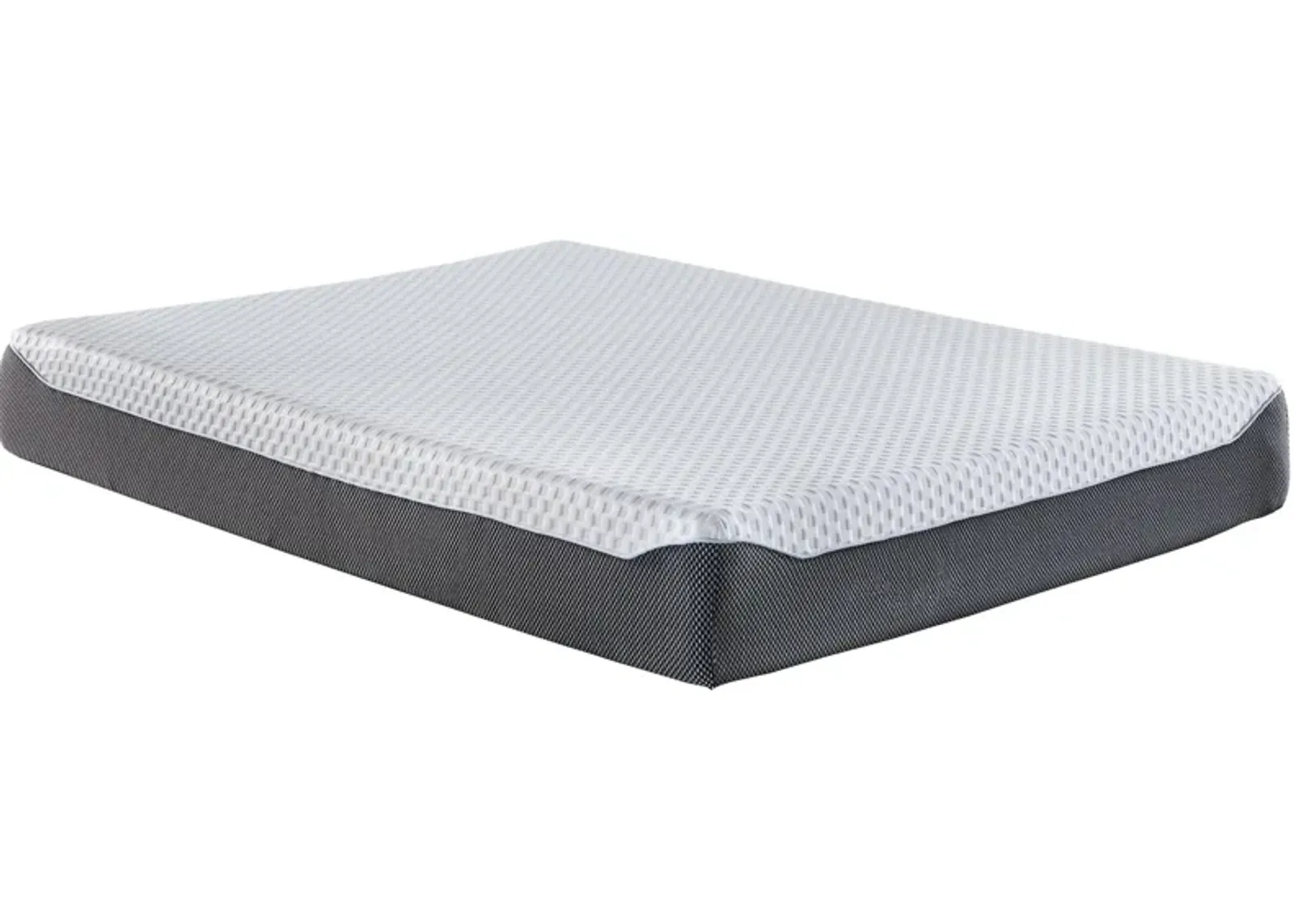 Ashley Sleep Gruve 10 Inch Firm Memory Foam Mattress in White/Blue by Ashley Express