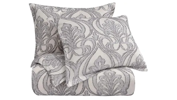 Nicole Damask Duvet 3-pc. Cover Set