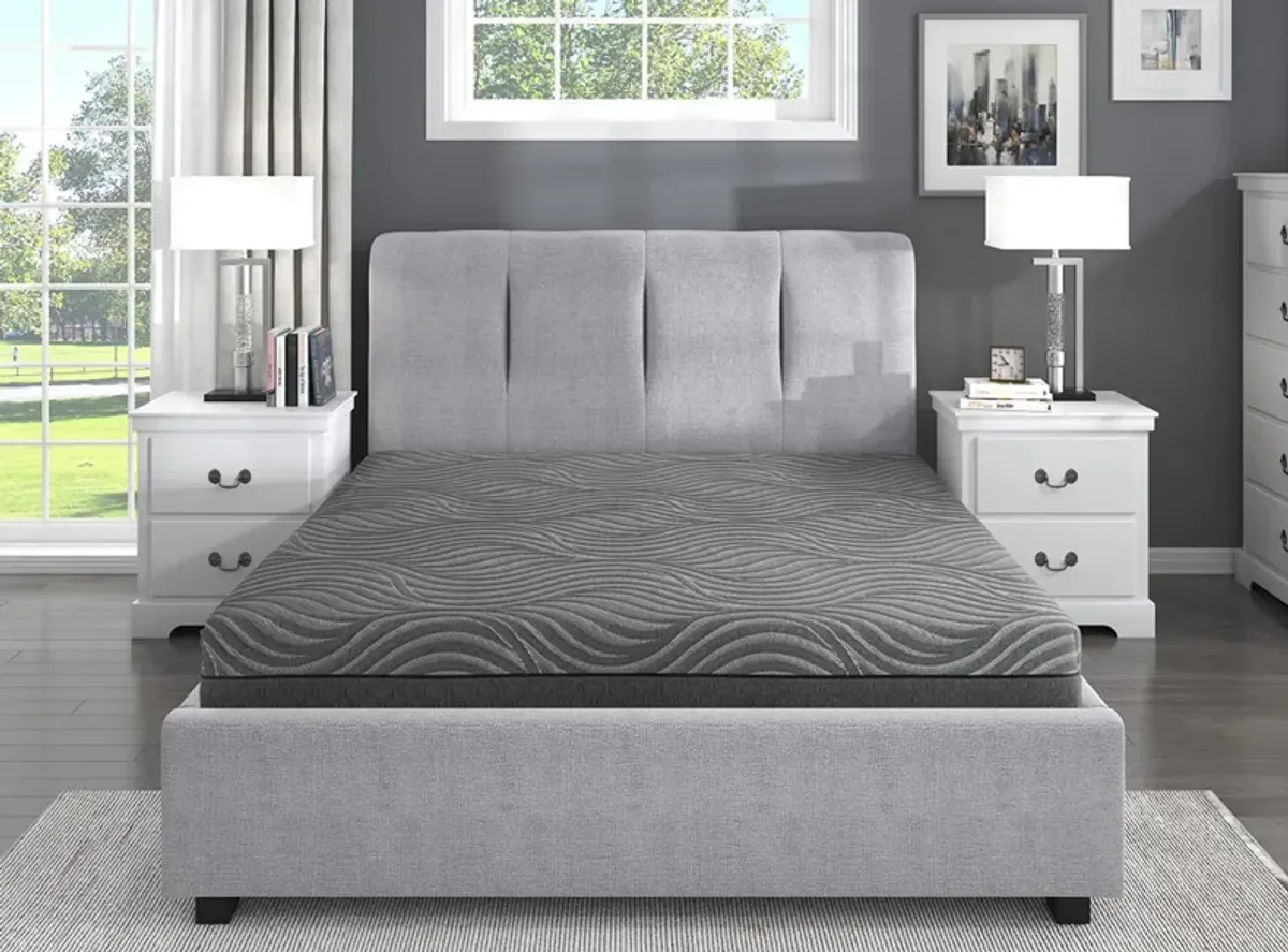 Lyra 8'' Copper-Infused Memory Foam Hybrid Mattress in Gray by Bellanest