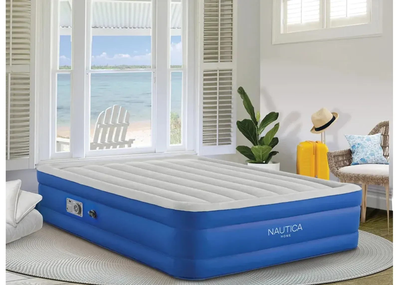 Nautica Plushaire Express Air Mattress in Blue by Boyd Flotation