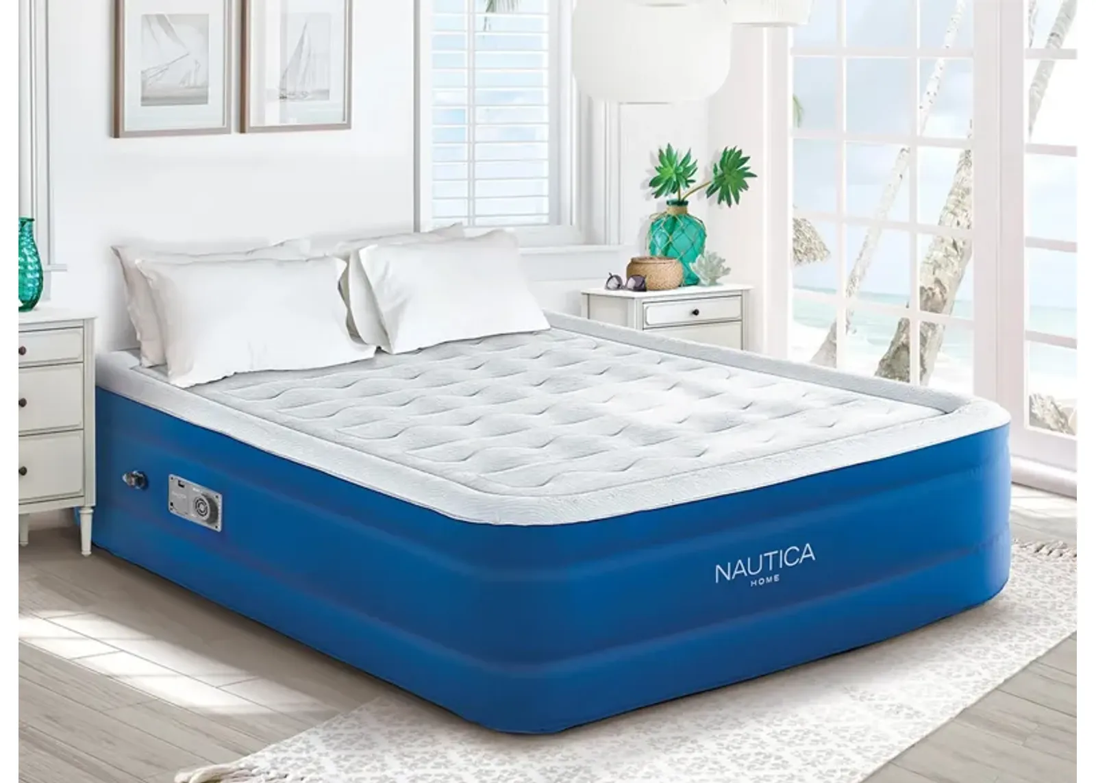 Nautica Support Aire Express Air Mattress in Blue by Boyd Flotation