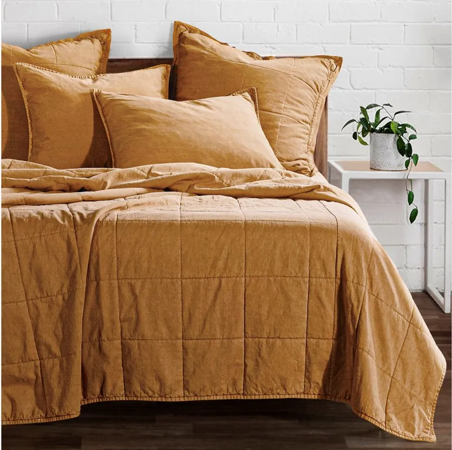 Detwyler 3-pc. Coverlet Set in Terracotta by HiEnd Accents