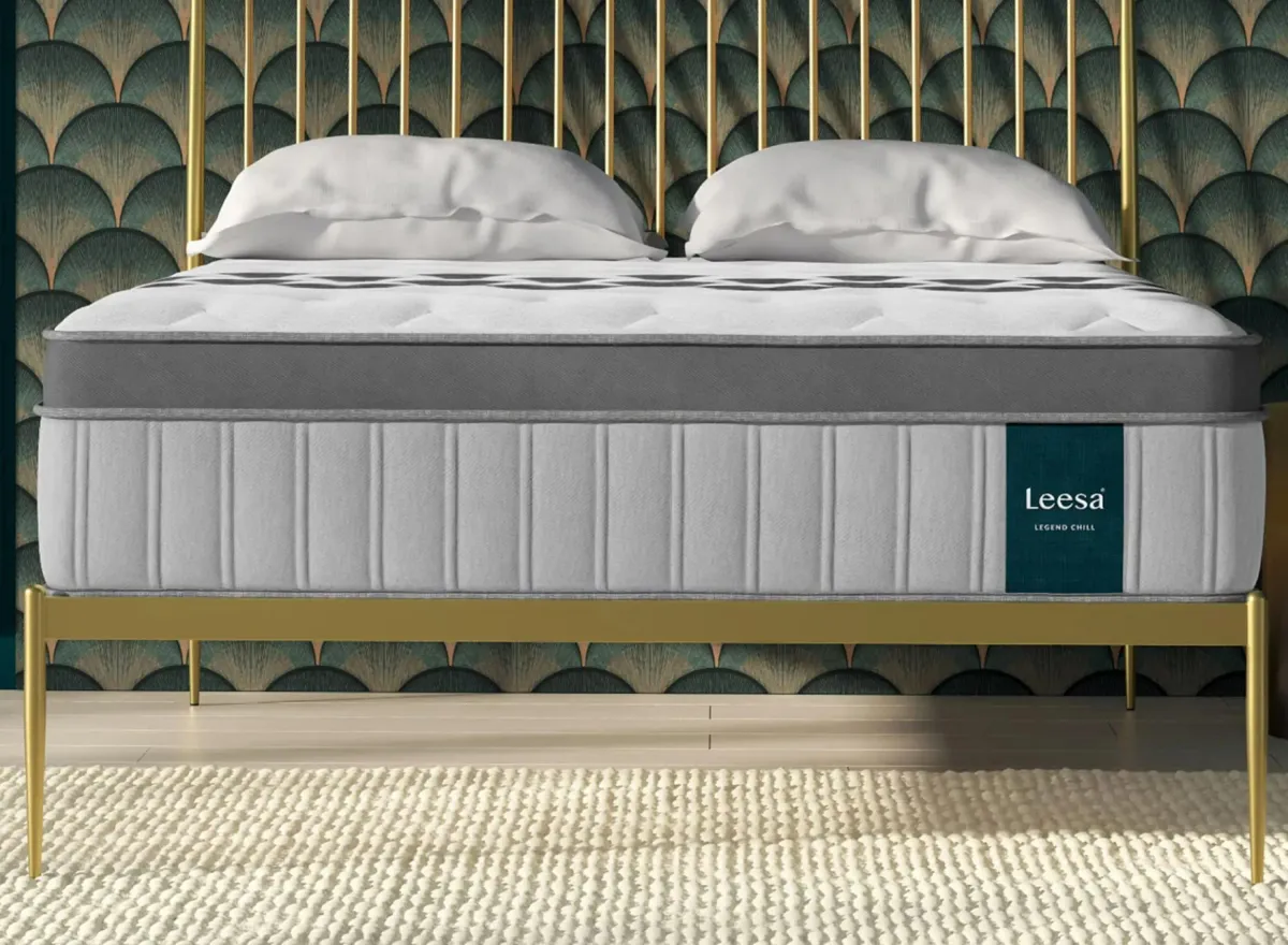 Leesa Legend Chill Medium Hybrid Mattress in Gray by Helix Sleep