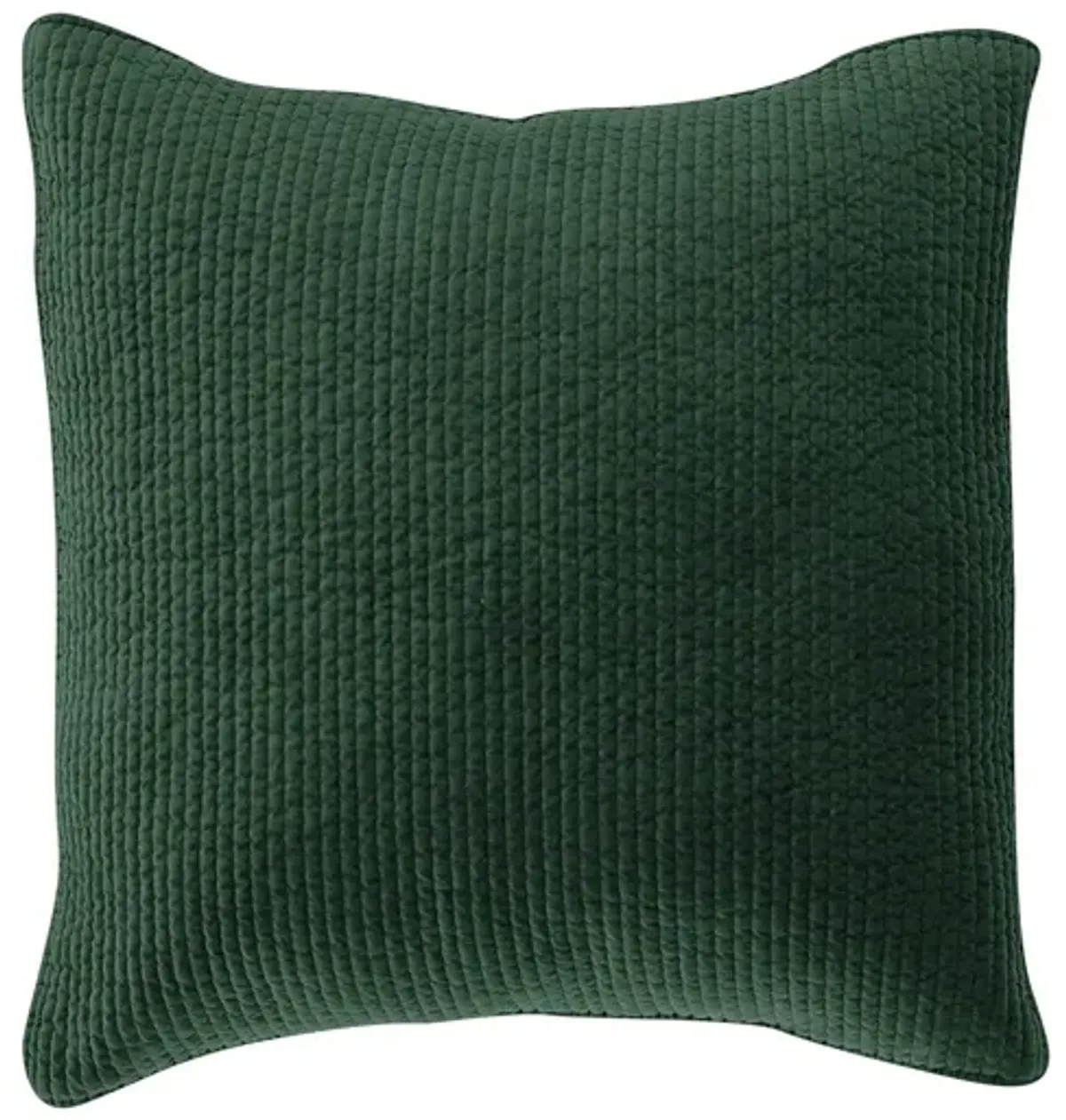 Stonewashed Cotton Velvet Quilted Sham