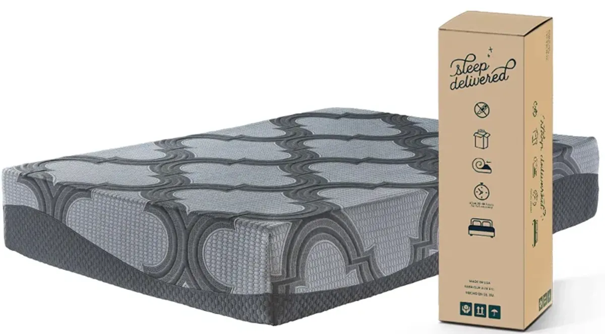 Ashley Sleep Gruve 12 Inch Firm Hybrid Mattress in Gray by Ashley Express