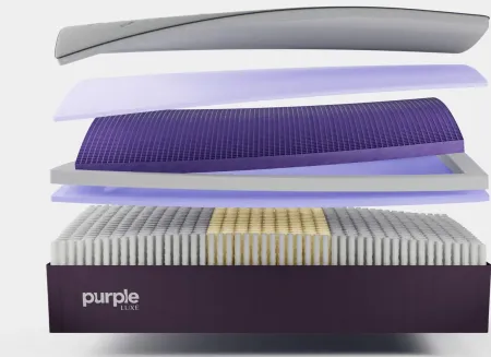 Purple Luxe Rejuvenate™ Firm Mattress - Split King by Purple Innovation