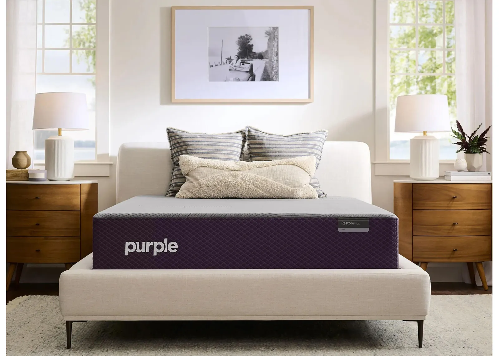 Purple RestorePlus™ Firm Hybrid Mattress - Split King by Purple Innovation