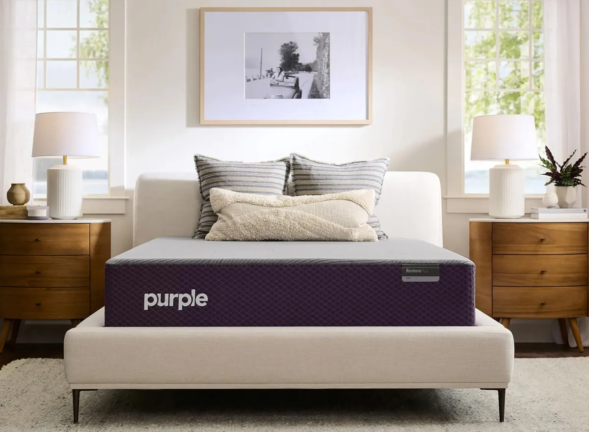 Purple RestorePlus™ Firm Hybrid Mattress - Split King by Purple Innovation