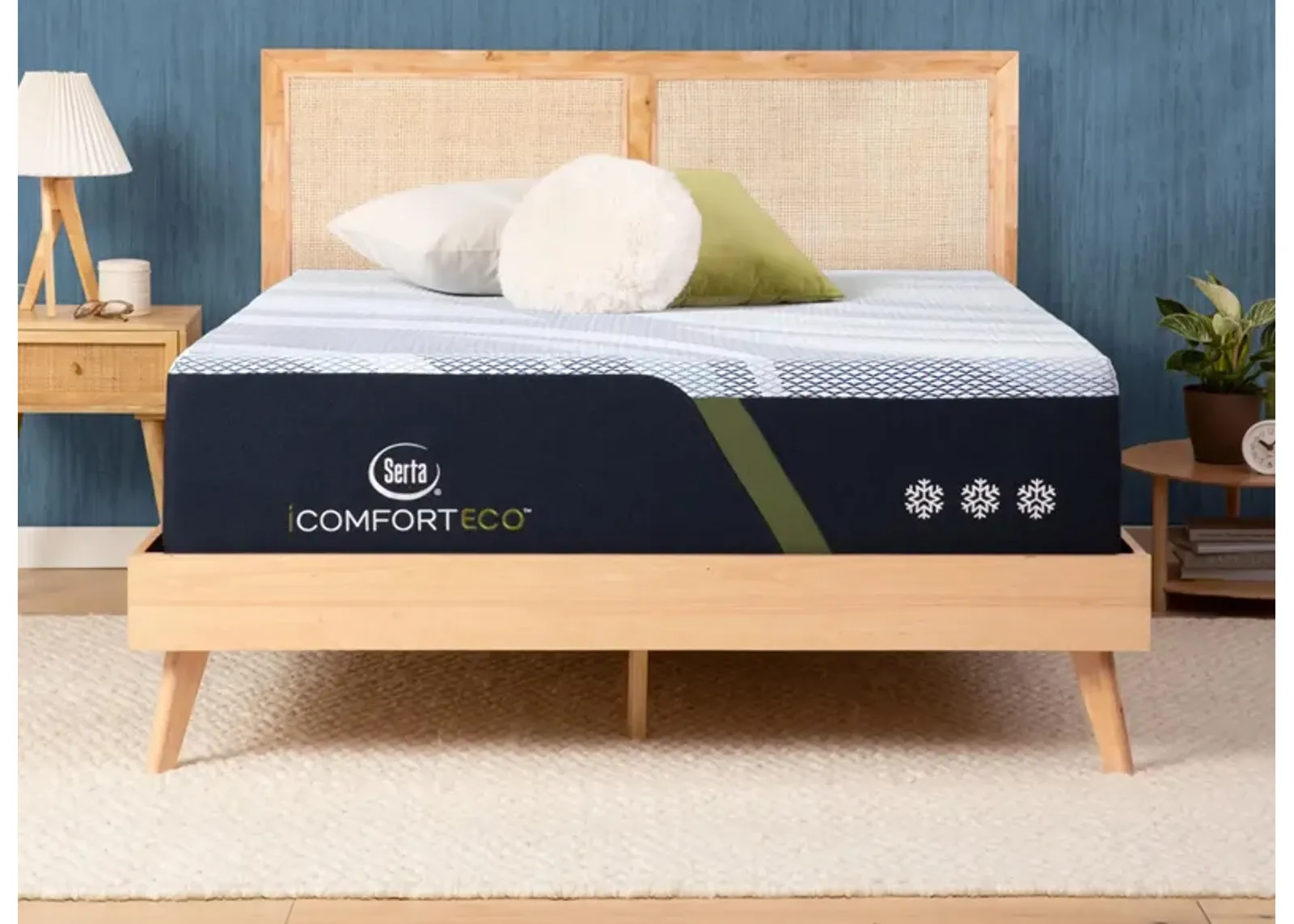 Serta iComfortECO™ F30LTX Firm Memory Foam Mattress with Natural Latex - Split King