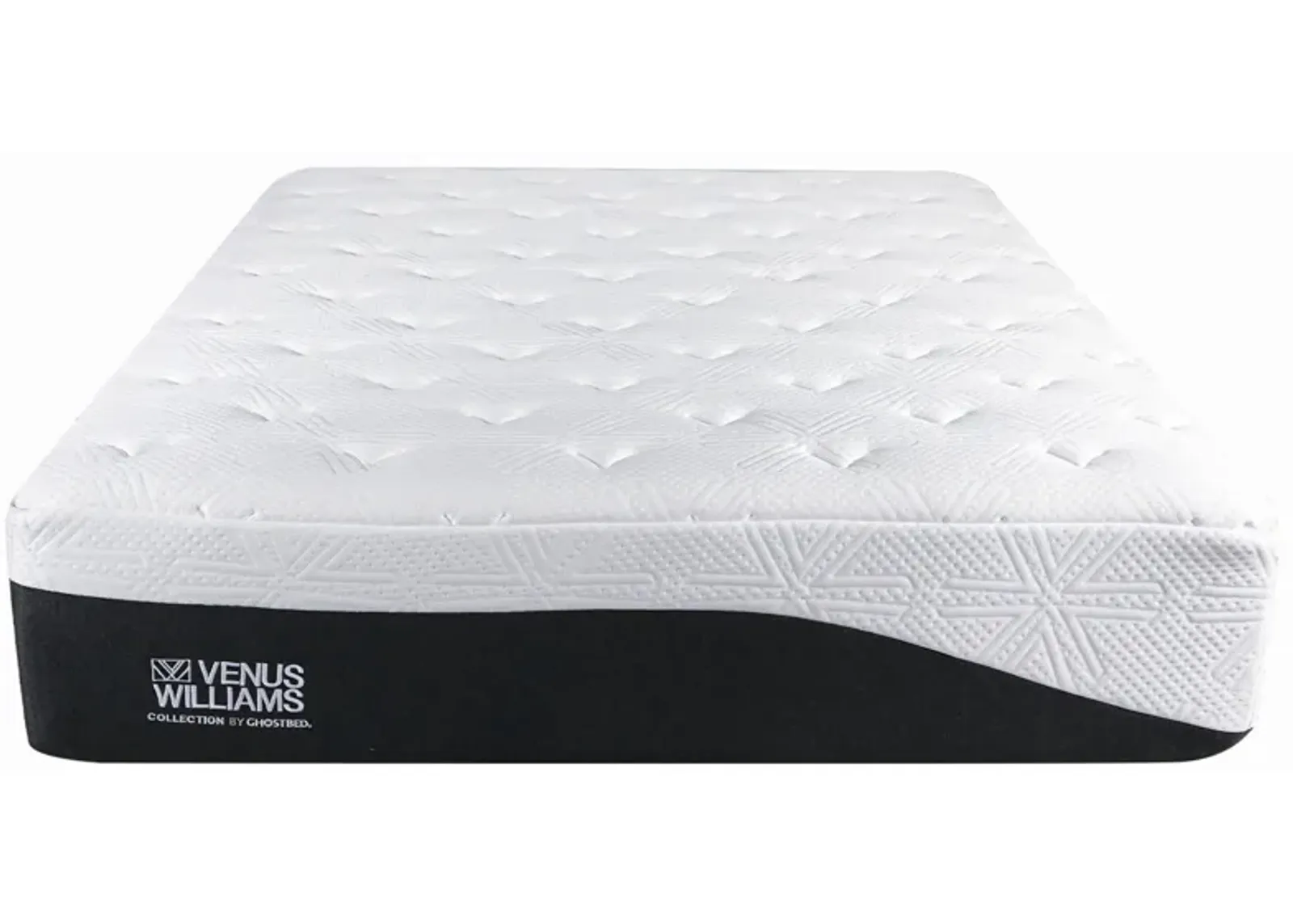 Venus Williams by GhostBed 14" Serve Memory Foam Mattress in a Box in White by Ghostbed