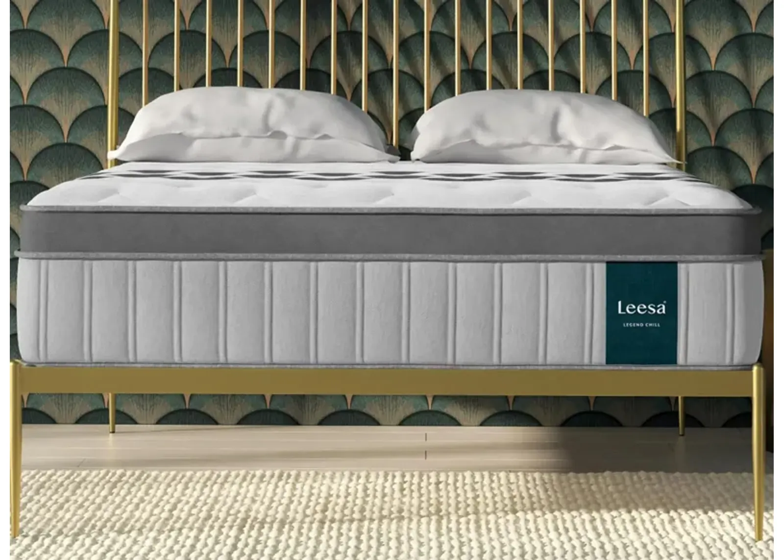 Leesa Legend Chill Medium Hybrid Mattress in Gray by Helix Sleep