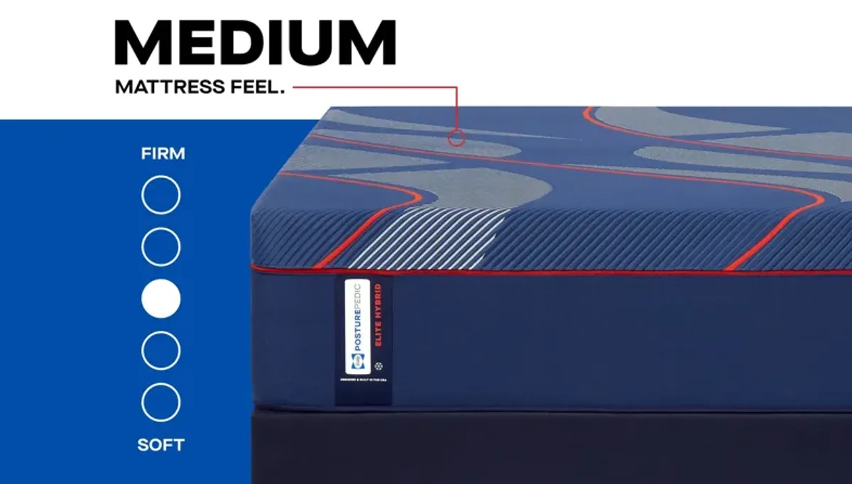 Sealy Posturepedic Elite Hybrid Albany II Medium Mattress