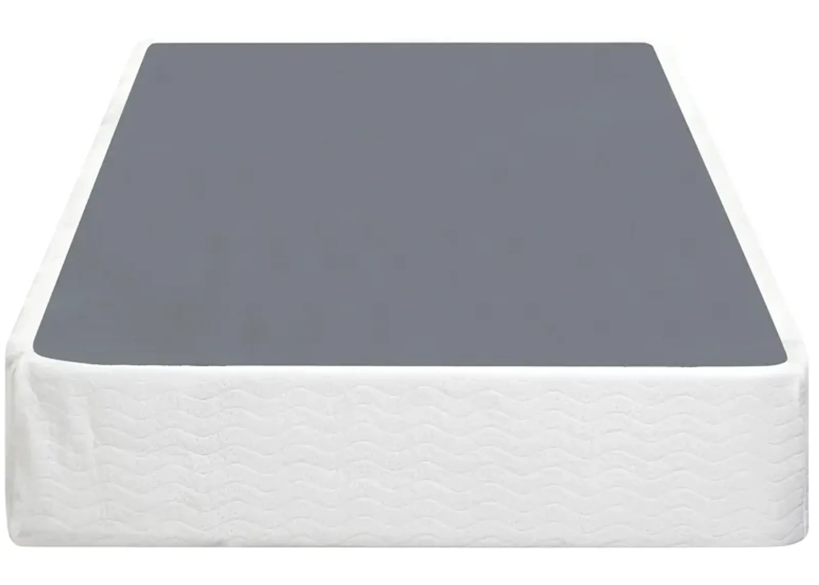 Noura Mattress Foundation W/ White Cover in Gray by Bellanest