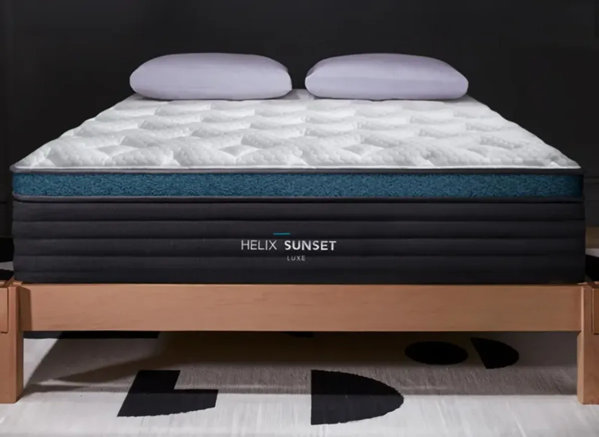 Helix Sunset Luxe Mattress with GlacioTex Cooling Cover