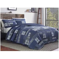 Eastmont 3-pc. Quilt Set in NAVY by Revman International