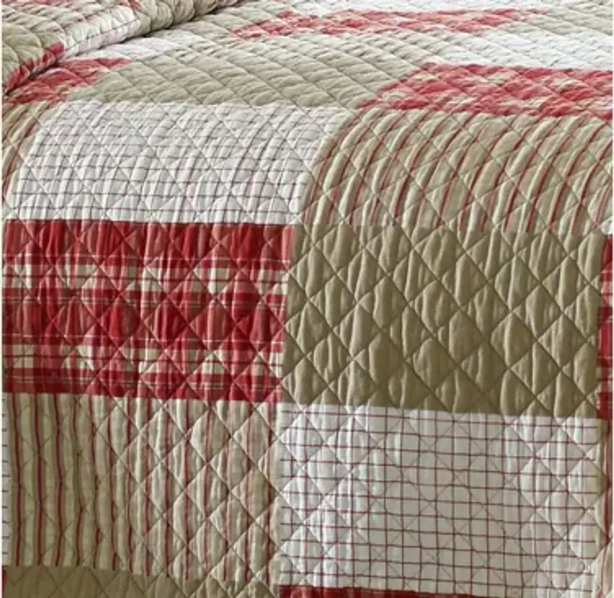 Camano Island Plaid 3-pc. Quilt Set