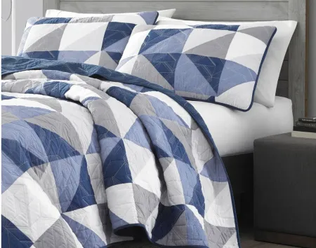 North Cove 2-pc. Quilt Set in NAVY by Revman International