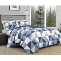 North Cove 2-pc. Quilt Set in NAVY by Revman International