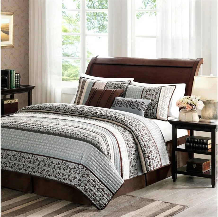 Princeton 5-pc. Coverlet Set in Blue by E&E Co Ltd