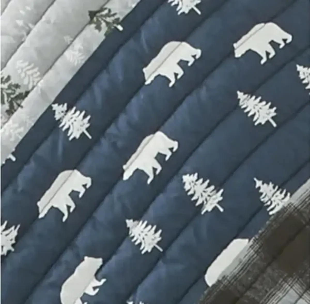 Blue Creek Plaid 2-pc. Quilt Set