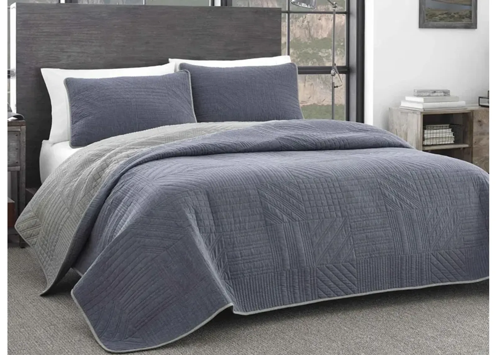 Hidden Lake 3-pc. Quilt Set King