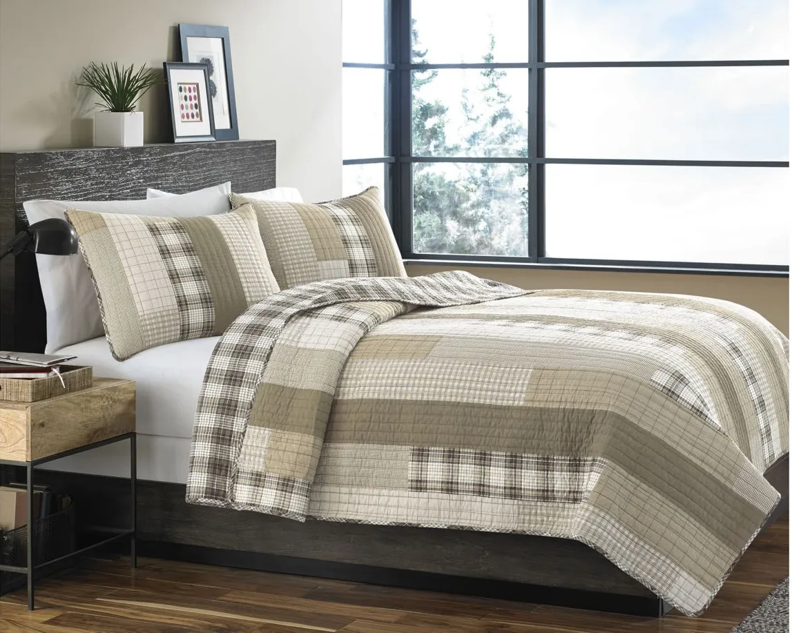 Fairview 3-pc. Quilt Set in SADDLE by Revman International