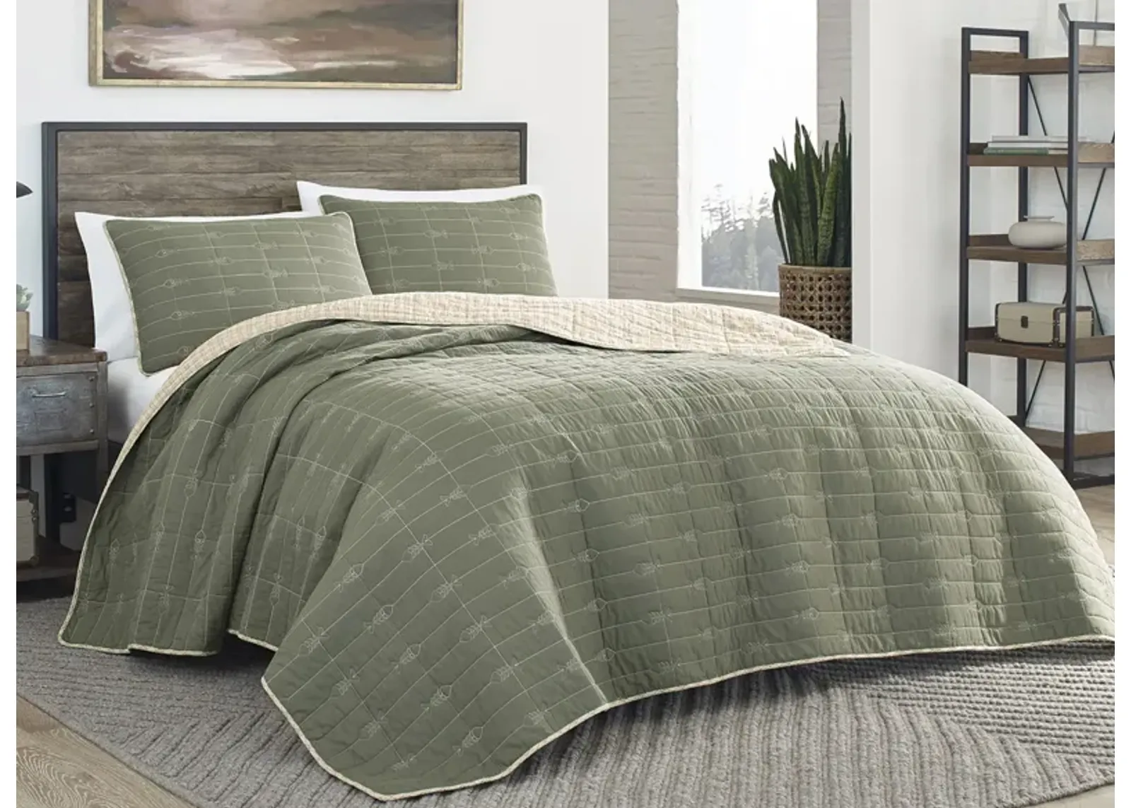 Troutdale 3-pc. Quilt Set in SPRIG by Revman International