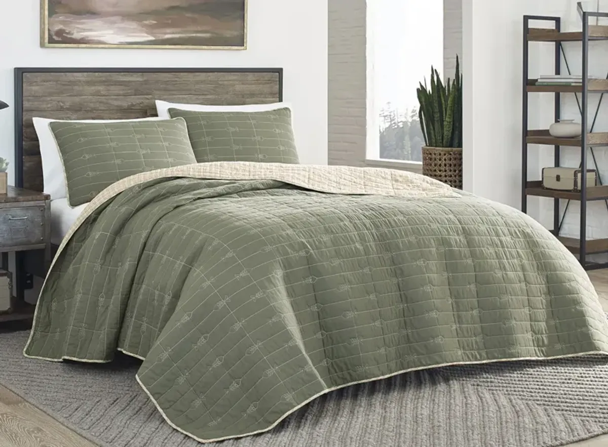 Troutdale 3-pc. Quilt Set in SPRIG by Revman International