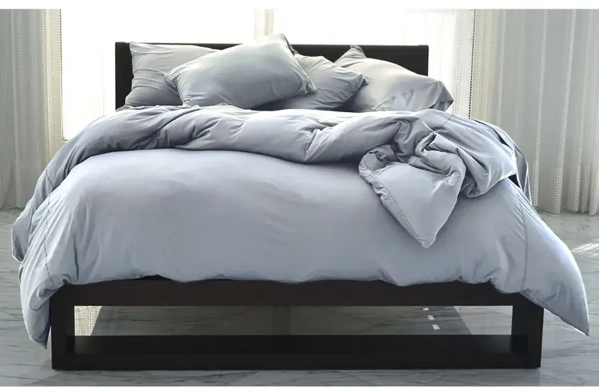 Elevated Performance by Sheex Duvet Cover & Shams in Pearl Blue by Sheex Inc