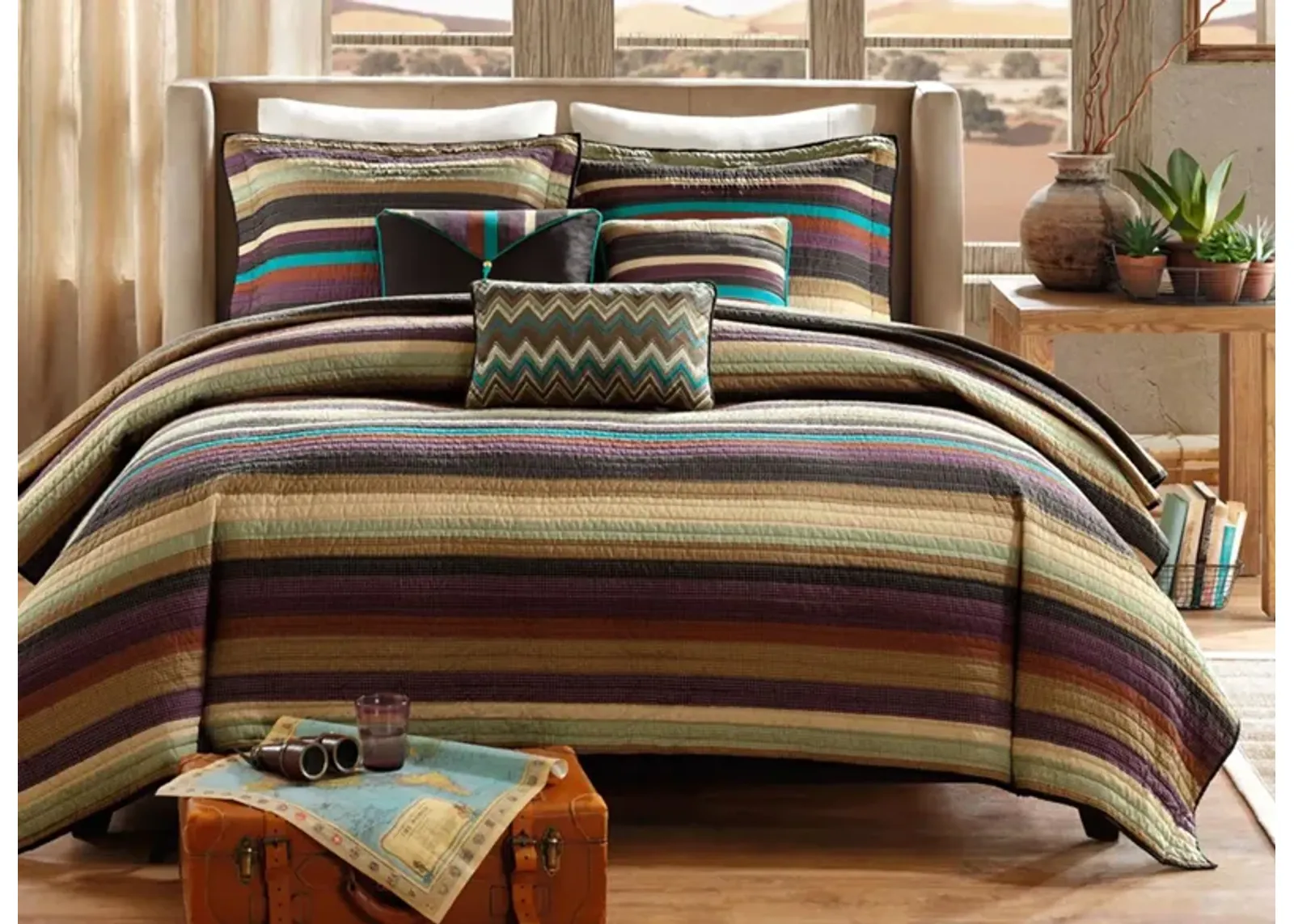 Yosemite 5-pc. Coverlet Set in Multi by E&E Co Ltd