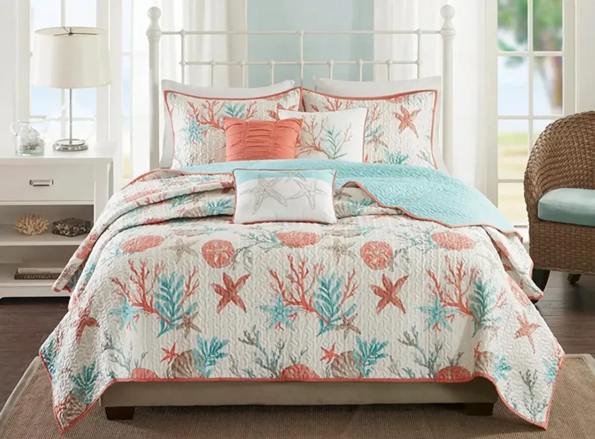 Pebble Beach 6-pc. Coverlet Set