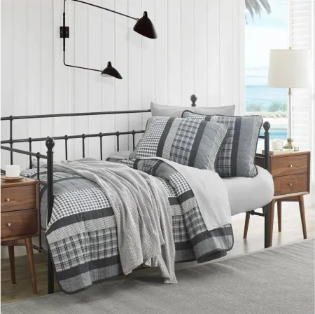 Nautica Gulf Shores 2-pc. Quilt Set in Charcoal by Revman International