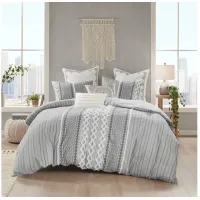 Imani 3-pc. Comforter Set in Gray by E&E Co Ltd