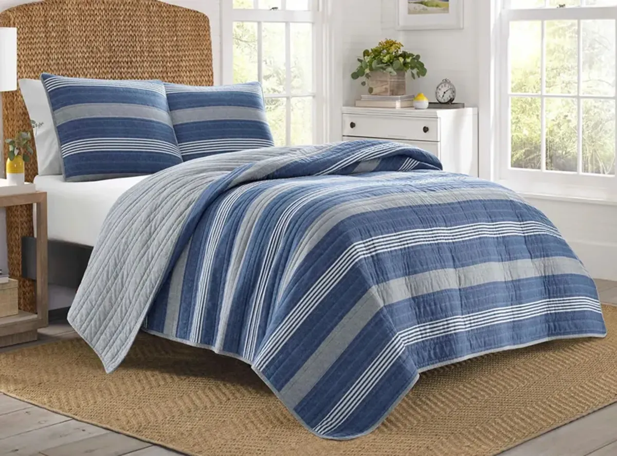 Nautica Saltmarsh 2-pc. Quilt Set in Blue by Revman International