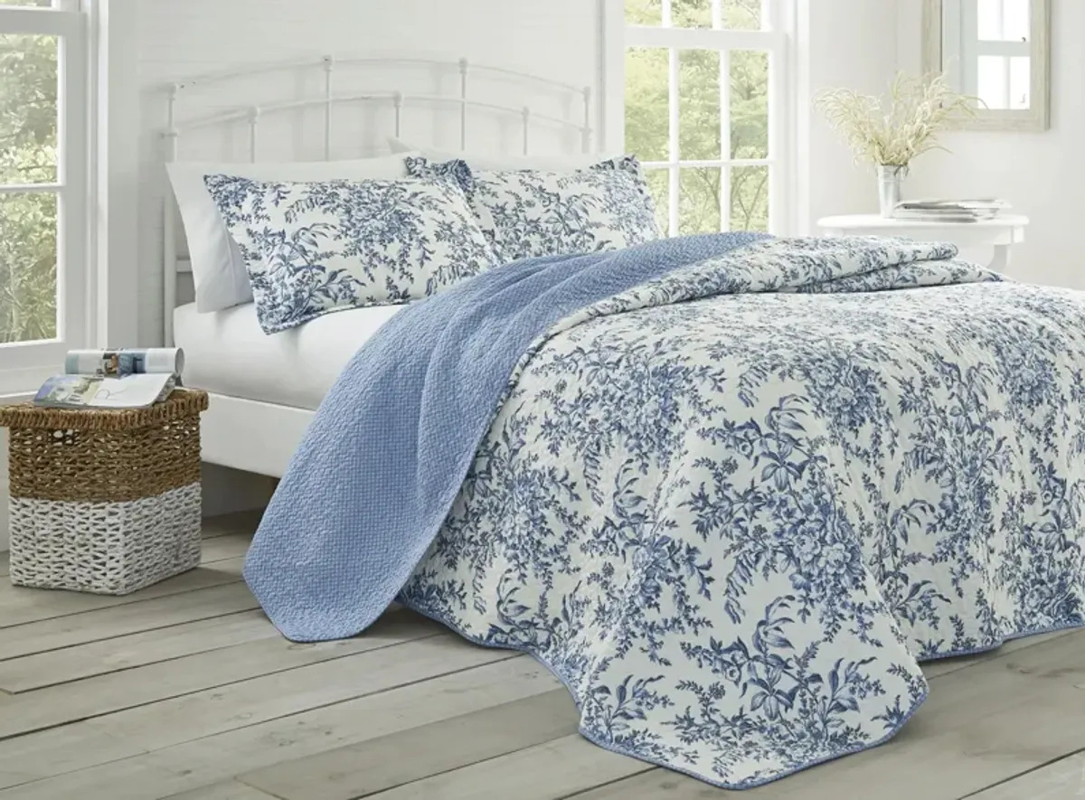 Bedford-2 Piece Quilt Set in DELFT by Revman International