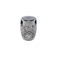 Ridgeway Outdoor Accent Table in Silver by Surya