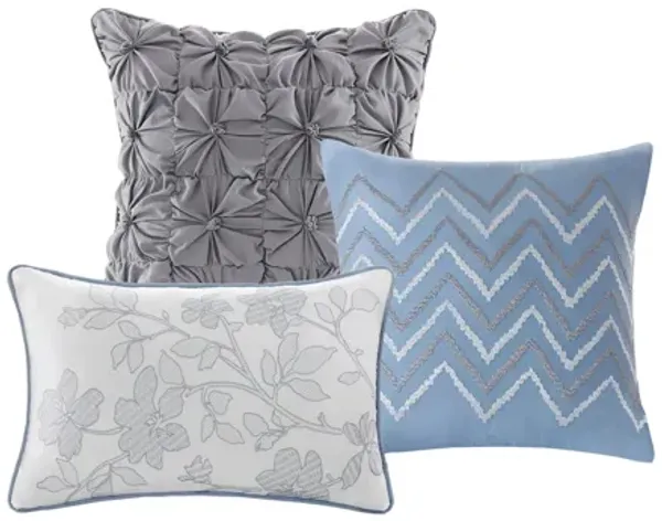 Luna 6-pc. Reversible Coverlet Set