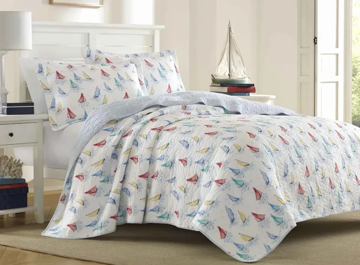 Ahoy-2 Piece Quilt Set in BRIGHT by Revman International