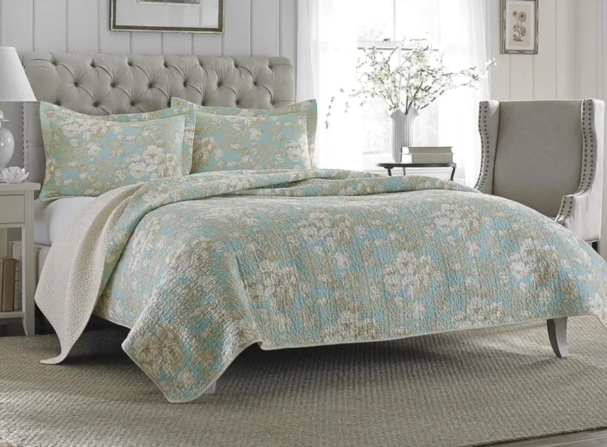 Brompton-2 Piece Quilt Set in SERENE by Revman International