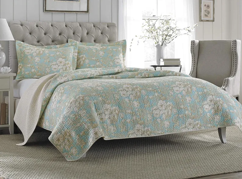 Brompton-2 Piece Quilt Set in SERENE by Revman International