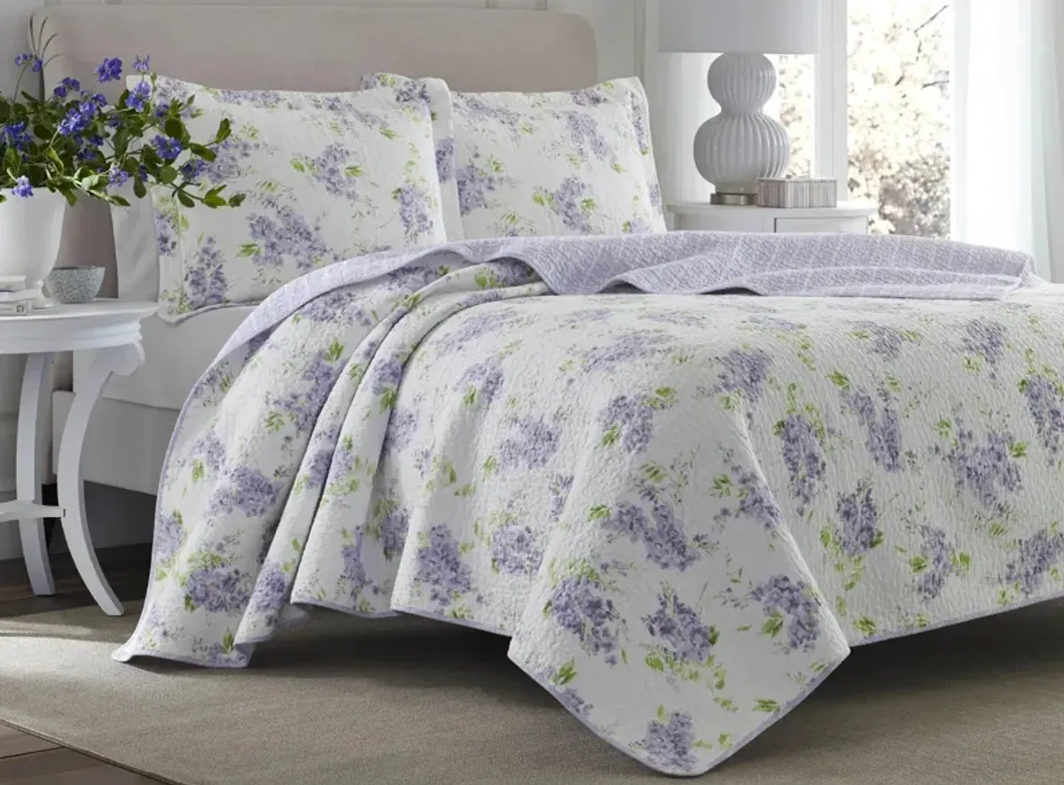 Keighley-2 Piece Quilt Set in LILAC by Revman International