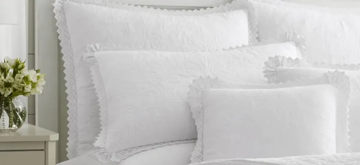 Heirloom Crochet-3 Piece Quilt Set