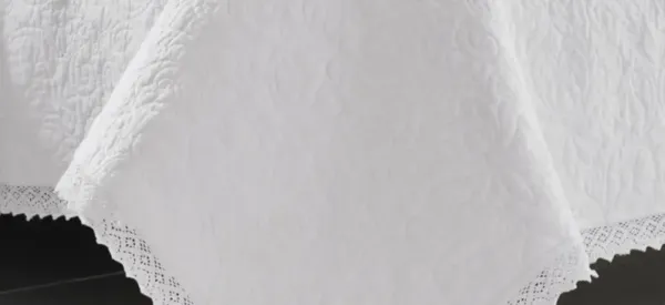 Heirloom Crochet-3 Piece Quilt Set