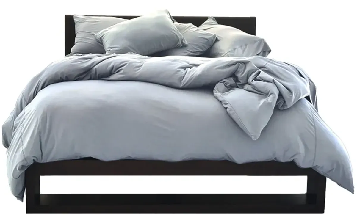 Elevated Performance by Sheex Duvet Cover & Shams in Pearl Blue by Sheex Inc