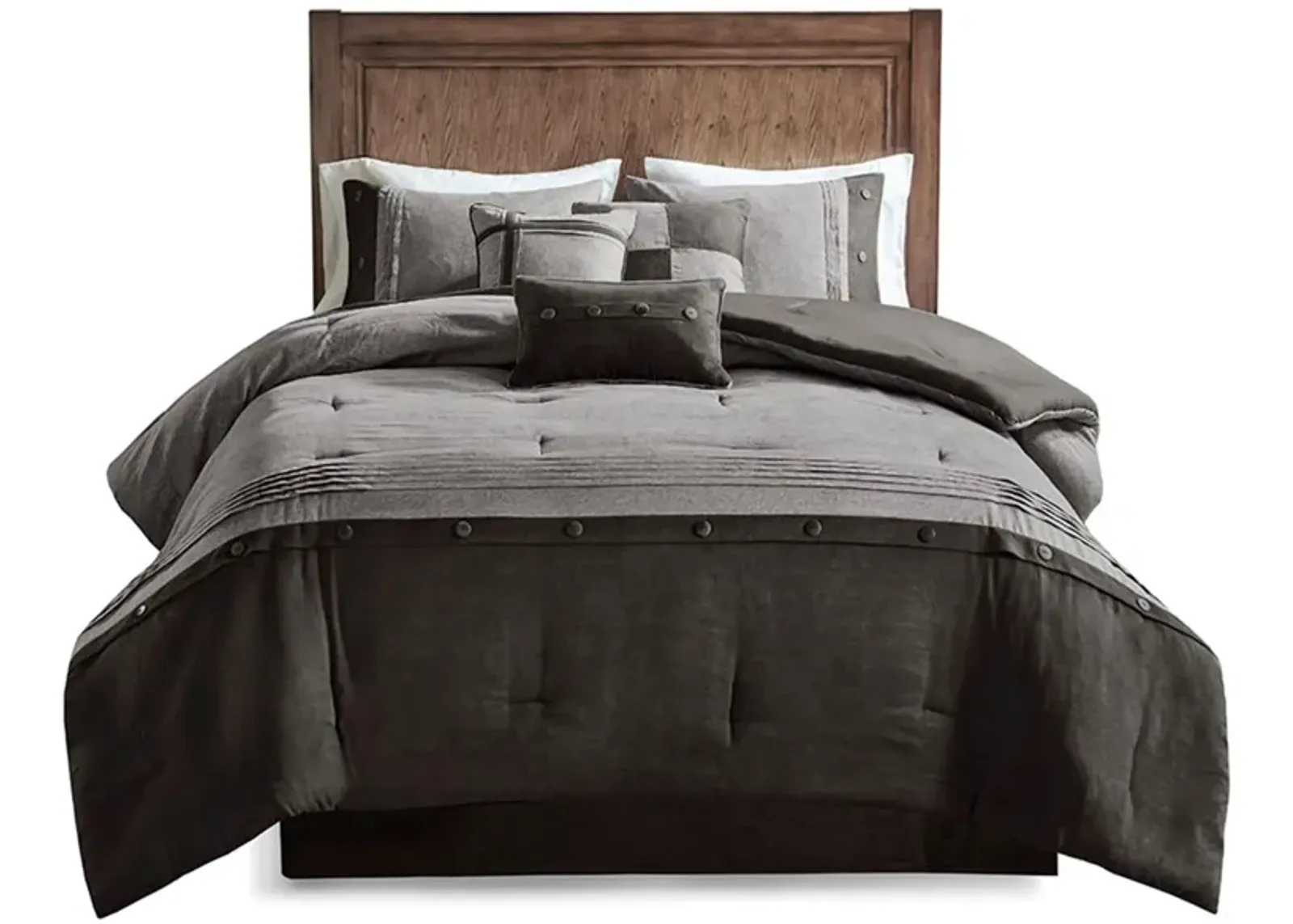 Boone 7-pc. Comforter Set in Gray by E&E Co Ltd