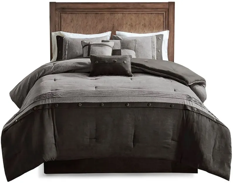 Boone 7-pc. Comforter Set in Gray by E&E Co Ltd
