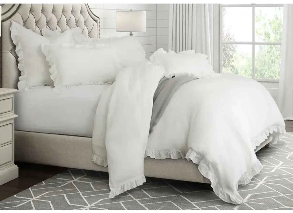 Cherry Hill 6-pc. Duvet Set in White by Amini Innovation