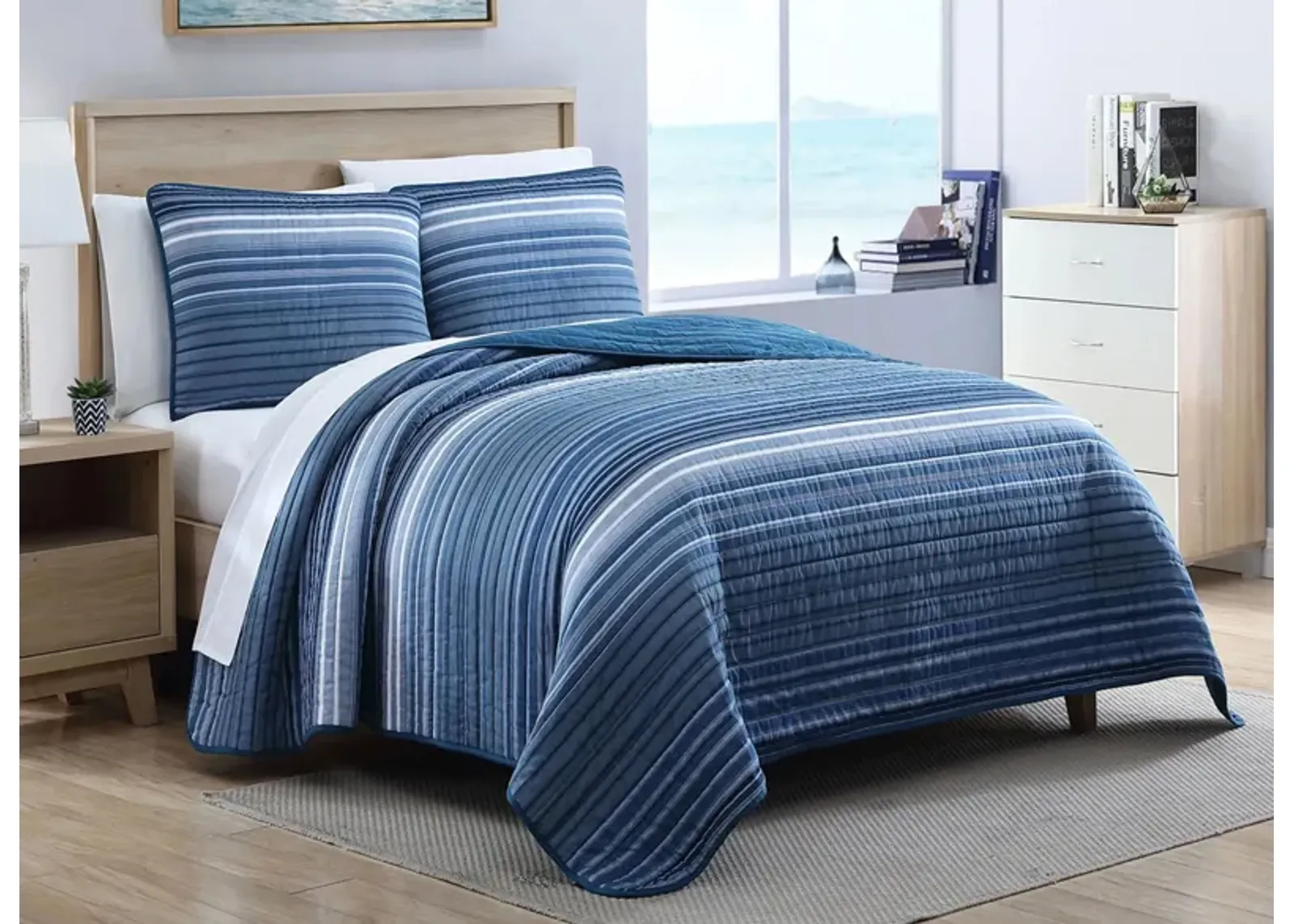 Nautica Coveside 3-pc. Quilt Set